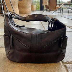 TOD'S Brown Leather Shoulder Bag 100% Authentic